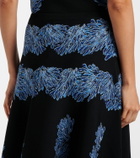 Ulla Johnson Alessia knitted jacquard midi skirt