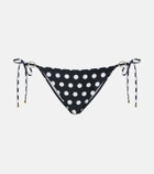 Alexandra Miro Alex polka-dot bikini bottoms