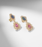 Suzanne Kalan 18kt gold earrings with gemstones