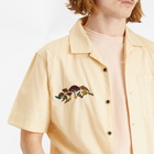KAVU Men's Bay Beach Camp Collar Vacation Shirt in Sandshell
