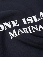 Stone Island - Logo-Print Cotton-Jersey Sweatshirt - Blue
