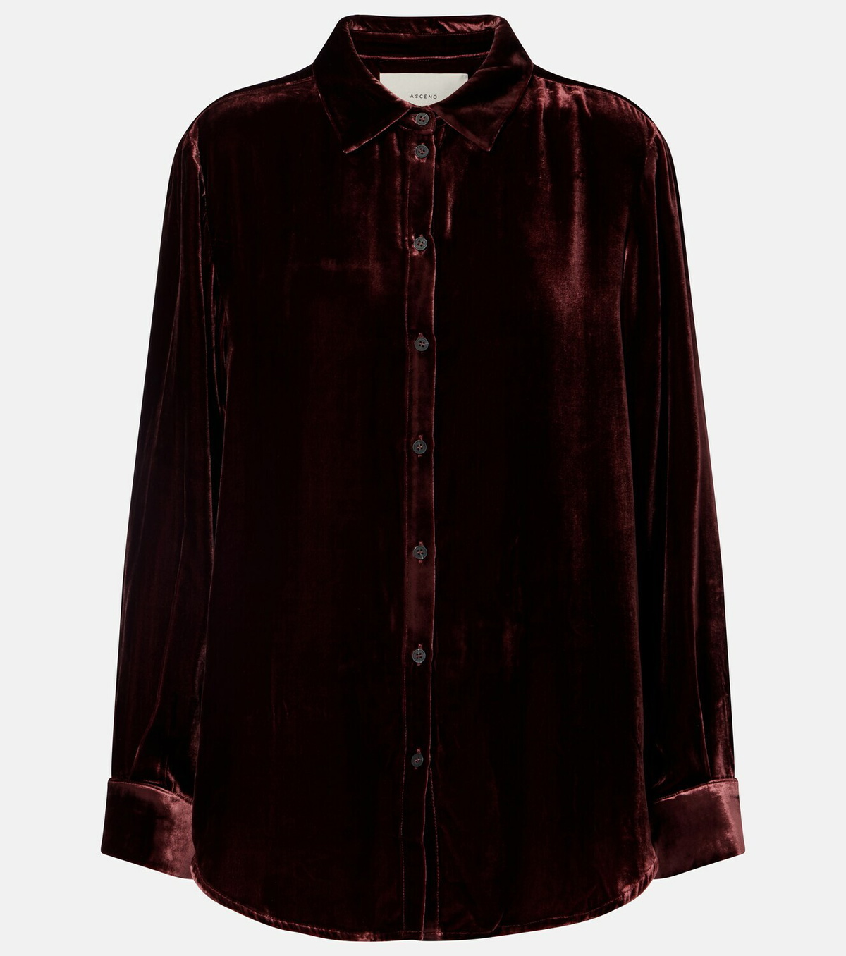 Asceno London velvet shirt