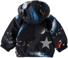 Molo Baby Black Printed Jacket
