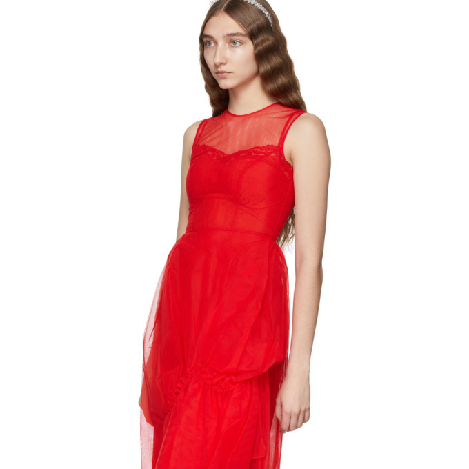 Simone rocha red store dress