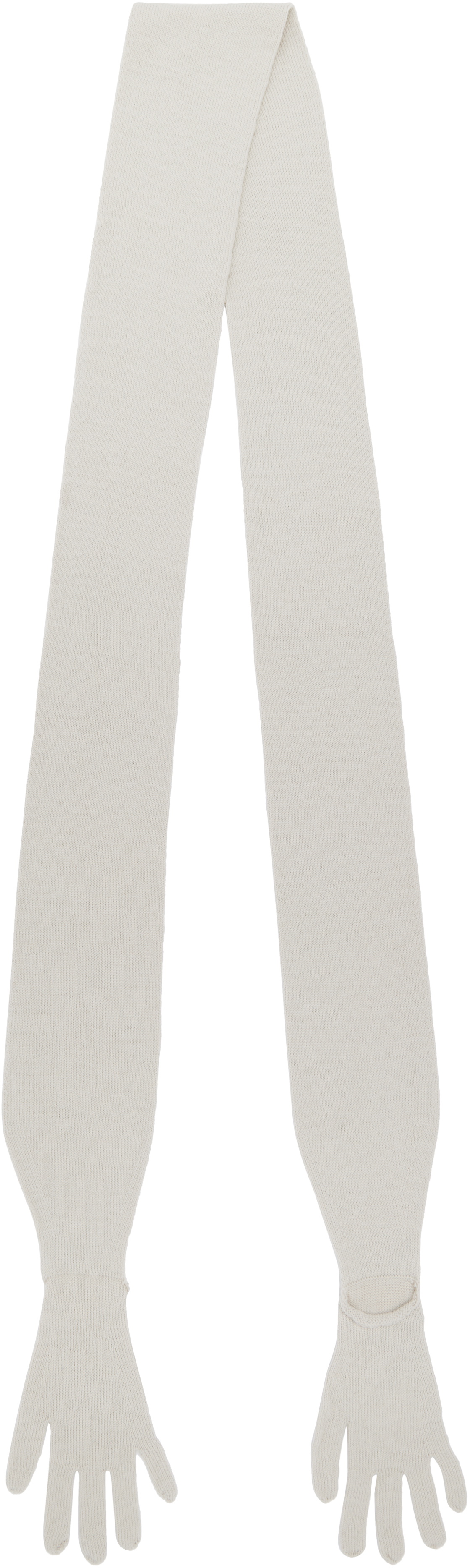 Paloma Wool Off-White Flauta Scarf