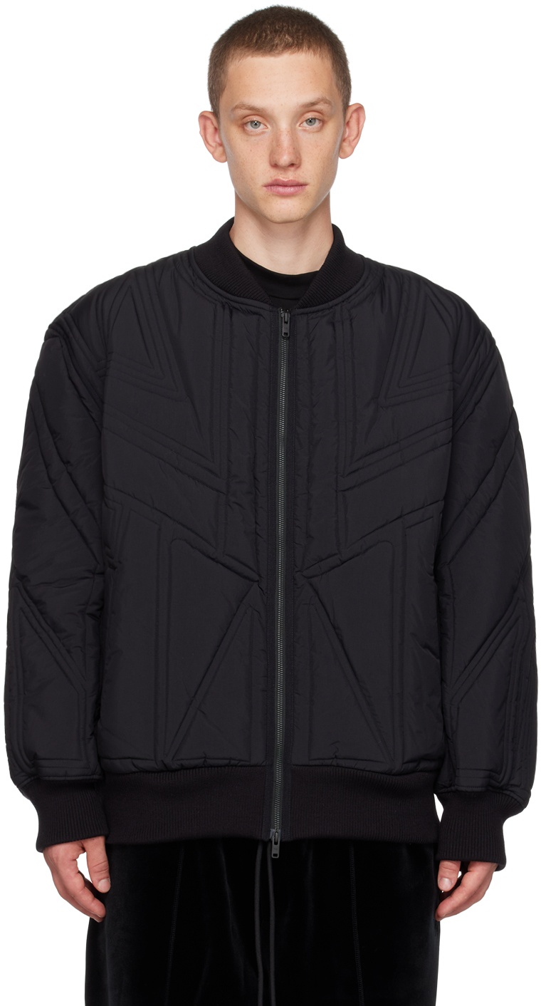 Photo: Y-3 Black Quilted Bomber Jacket