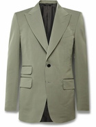 TOM FORD - Shelton Slim-Fit Cotton and Silk-Blend Blazer - Green