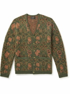 Beams Plus - Floral-Print Jacquard-Knit Cardigan - Unknown