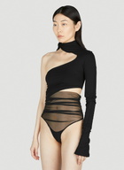 Mugler Asymmetric Bodysuit