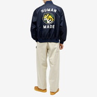 Human Made Men's Nylon Stadium Jacket in Navy