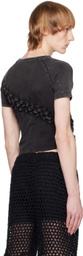 PONDER.ER Black Faded T-Shirt