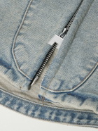 RRR123 - Fathers Garden Logo-Appliquéd Denim Jacket - Blue