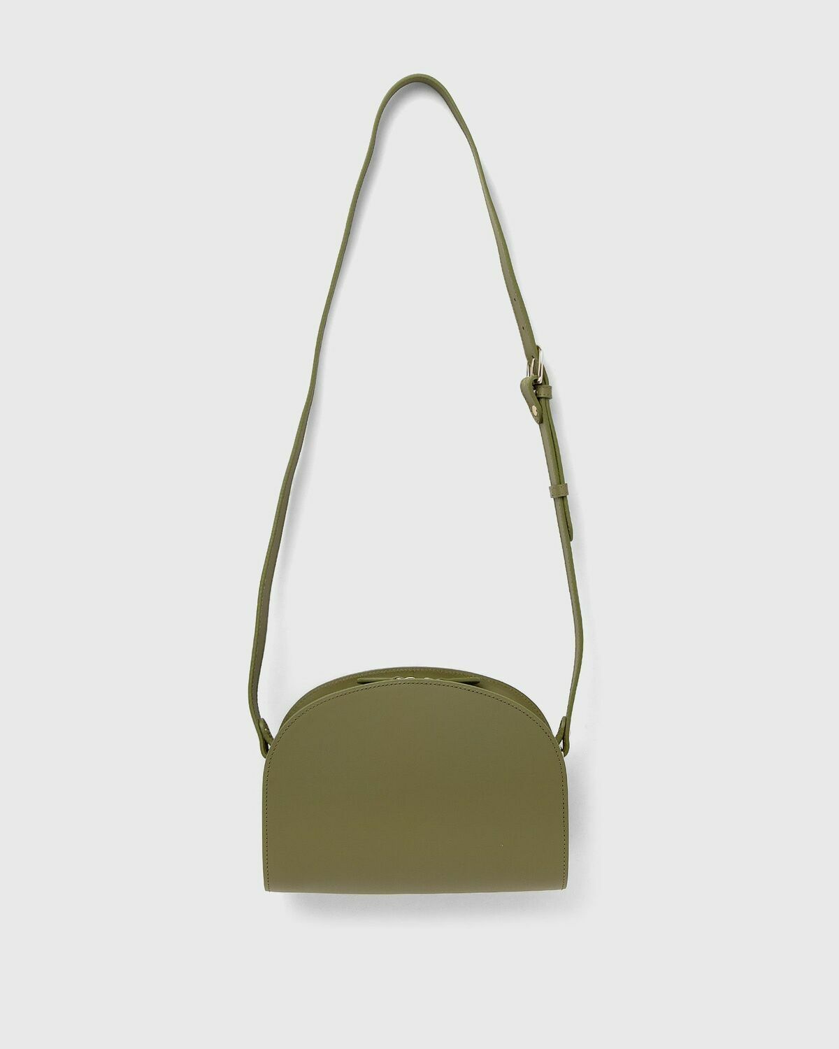 A.P.C. DEMI-LUNE HANDBAG Green Women
