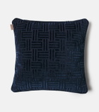 Etro Flag monogram corduroy cushion