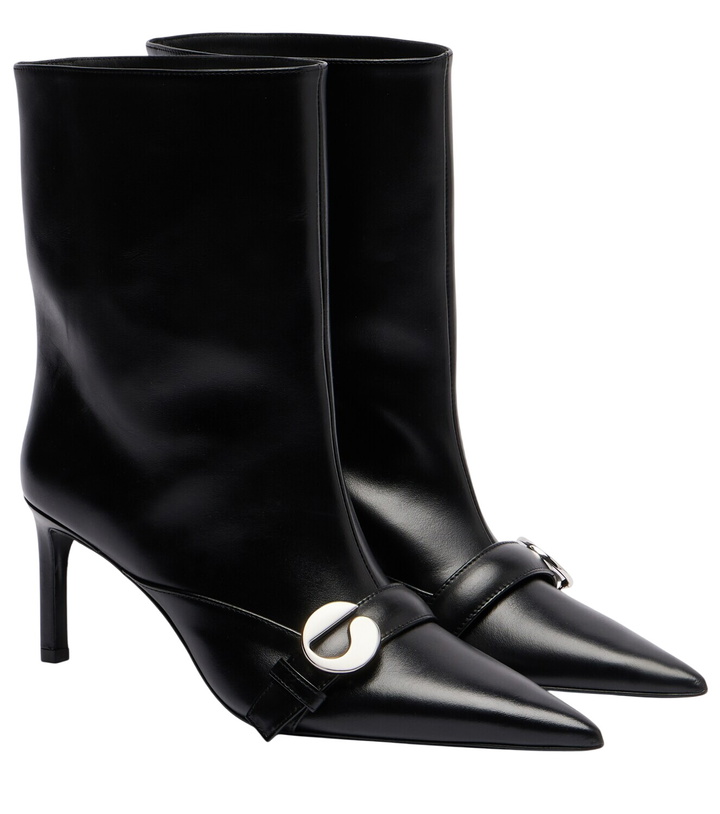 Photo: Coperni Logo leather ankle boots
