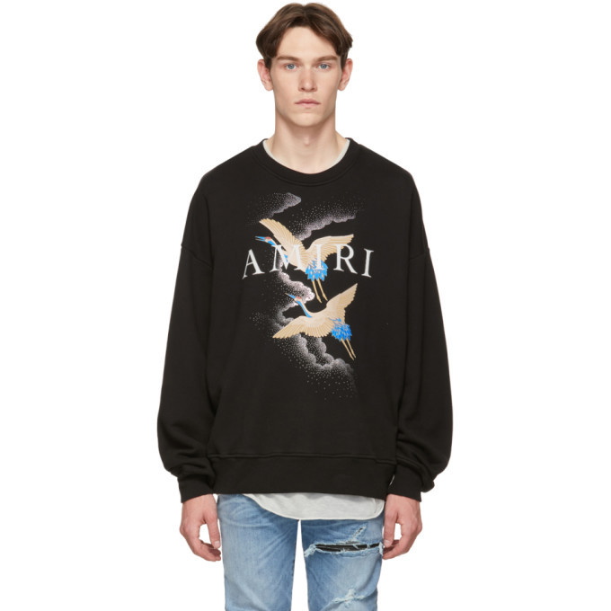 Photo: Amiri Black Crane Sweatshirt