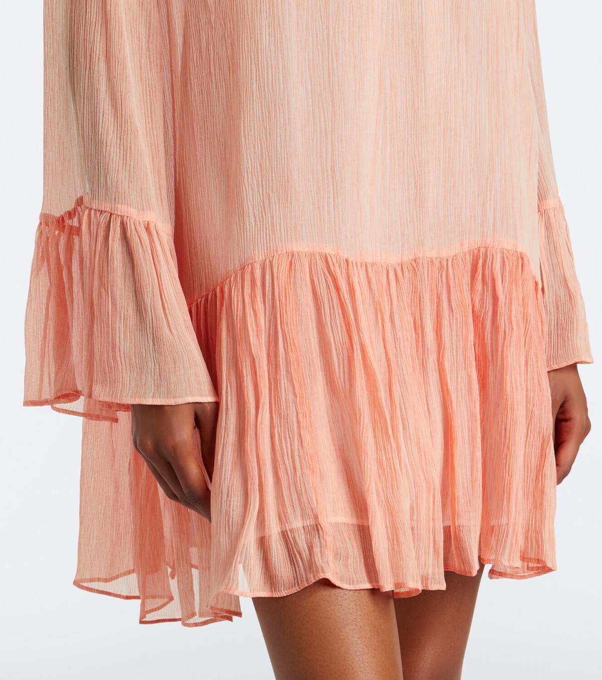 Ulla Johnson Emmeline ruffled silk chiffon minidress