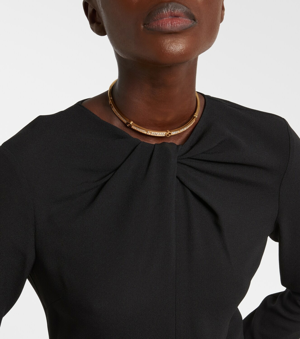 Gucci Gucci Blondie embellished gold-plated choker