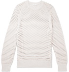 CMMN SWDN - Toby Knitted Cotton Sweater - Off-white