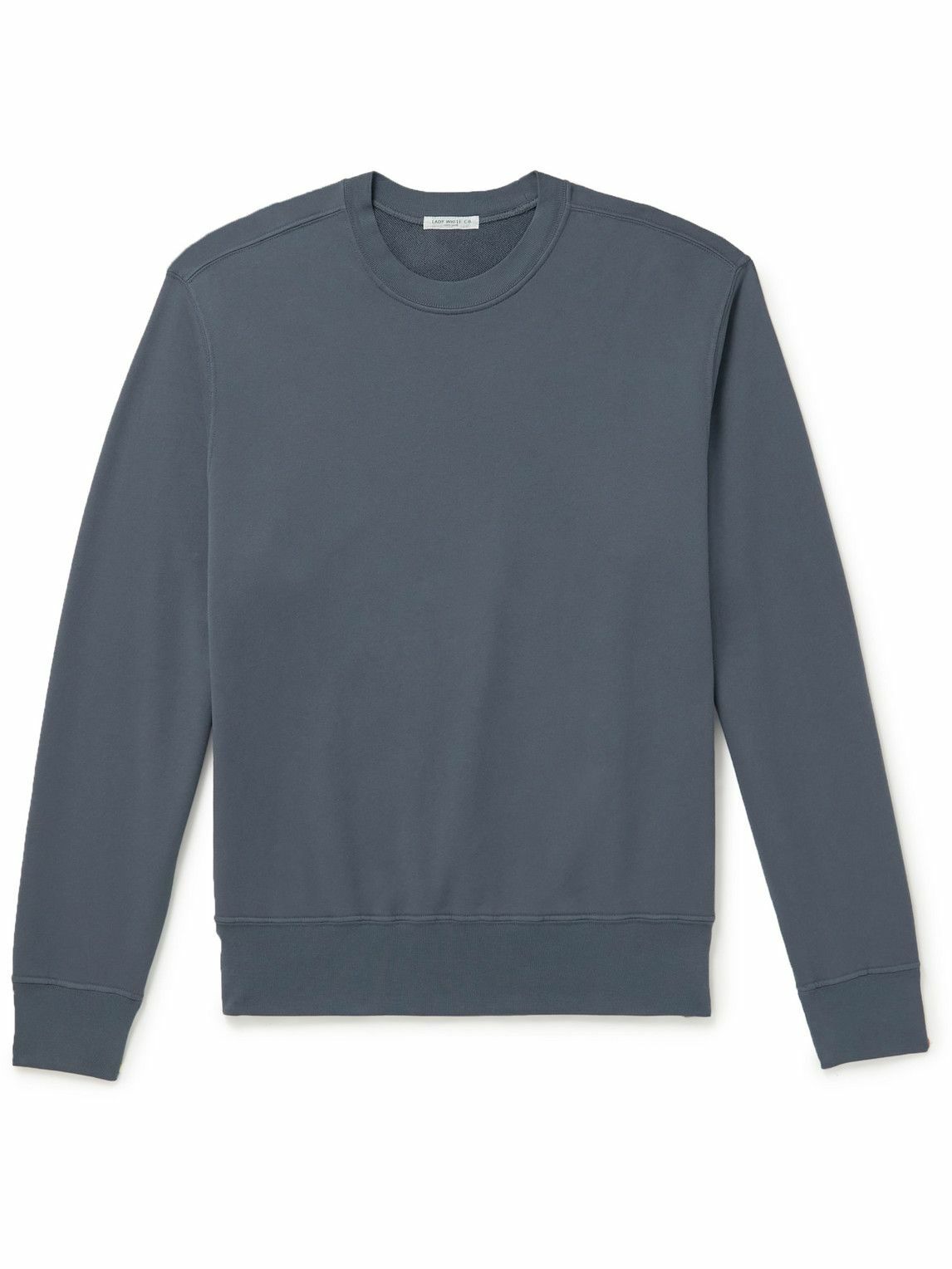 Lady White Co - Cotton-Jersey Sweatshirt - Gray Lady White Co.