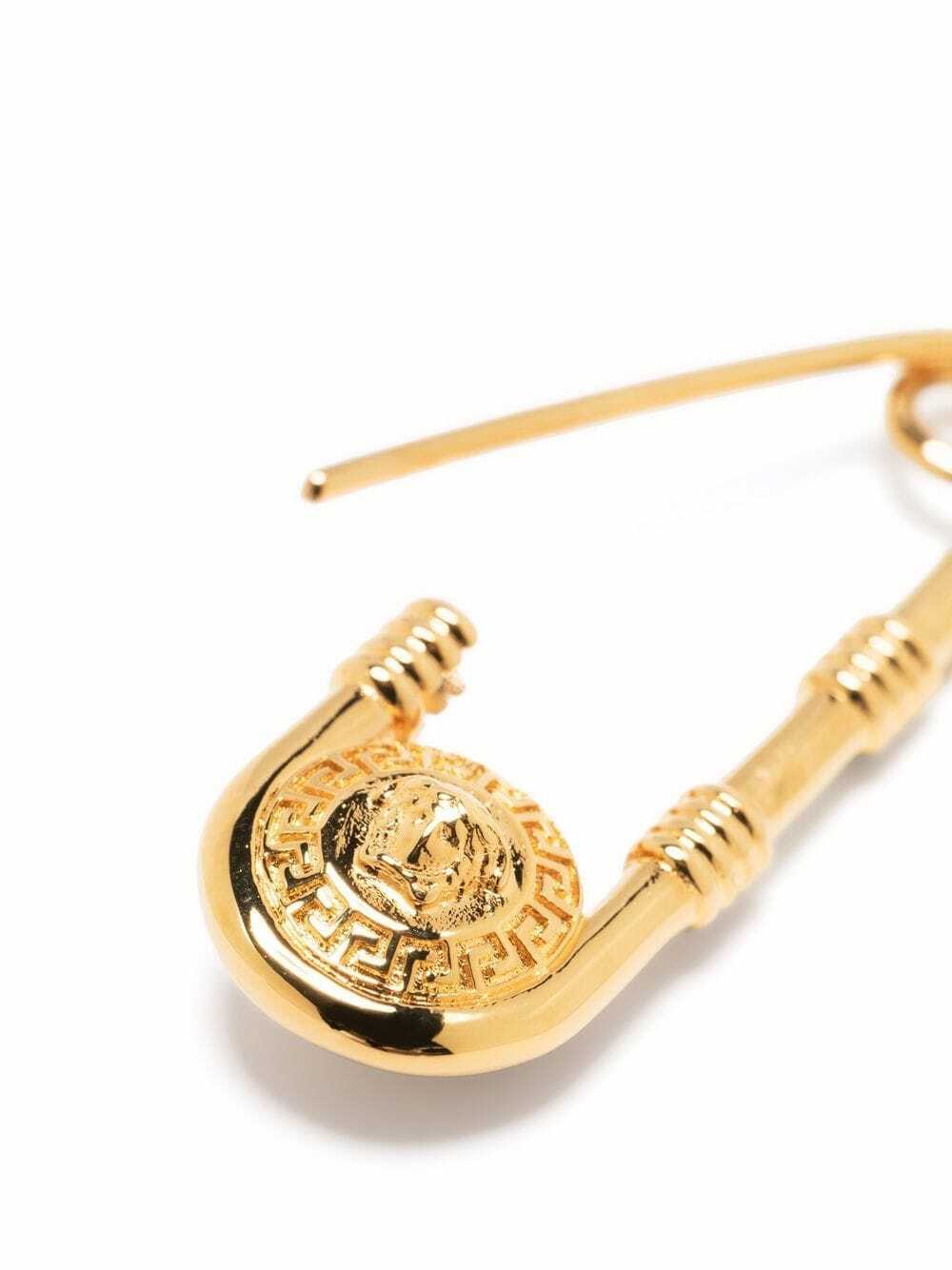 VERSACE - Safety Pin Earrings