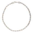 Emanuele Bicocchi Silver French Rope Necklace