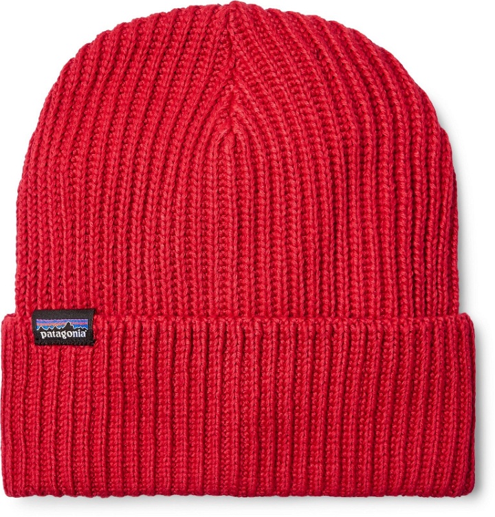 Photo: Patagonia - Ribbed-Knit Beanie - Red