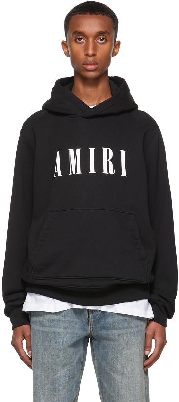 Photo: AMIRI Black Core Logo Hoodie