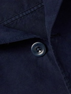 C.P. Company - Garment-Dyed Mais B Cotton Hooded Jacket - Blue