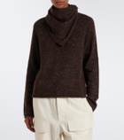 Velvet Kana scarf-detail wool-blend sweater