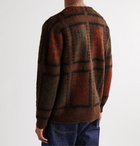 Beams Plus - Jacquard-Knit Cardigan - Brown