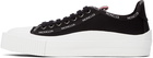 Moncler Black Canvas Glissiere Sneakers