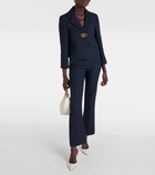 Valentino Crepe Couture cropped blazer