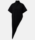 Alaïa Asymmetric cotton jersey T-shirt