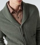 Zegna Waffle-knit cashmere and wool cardigan