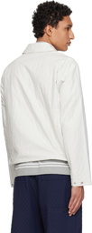 Craig Green Gray Fred Perry Edition Empty Quilted Overshirt