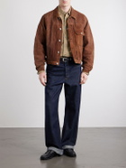 KAPITAL - Thunderbird Panelled Cotton-Twill Shirt - Neutrals