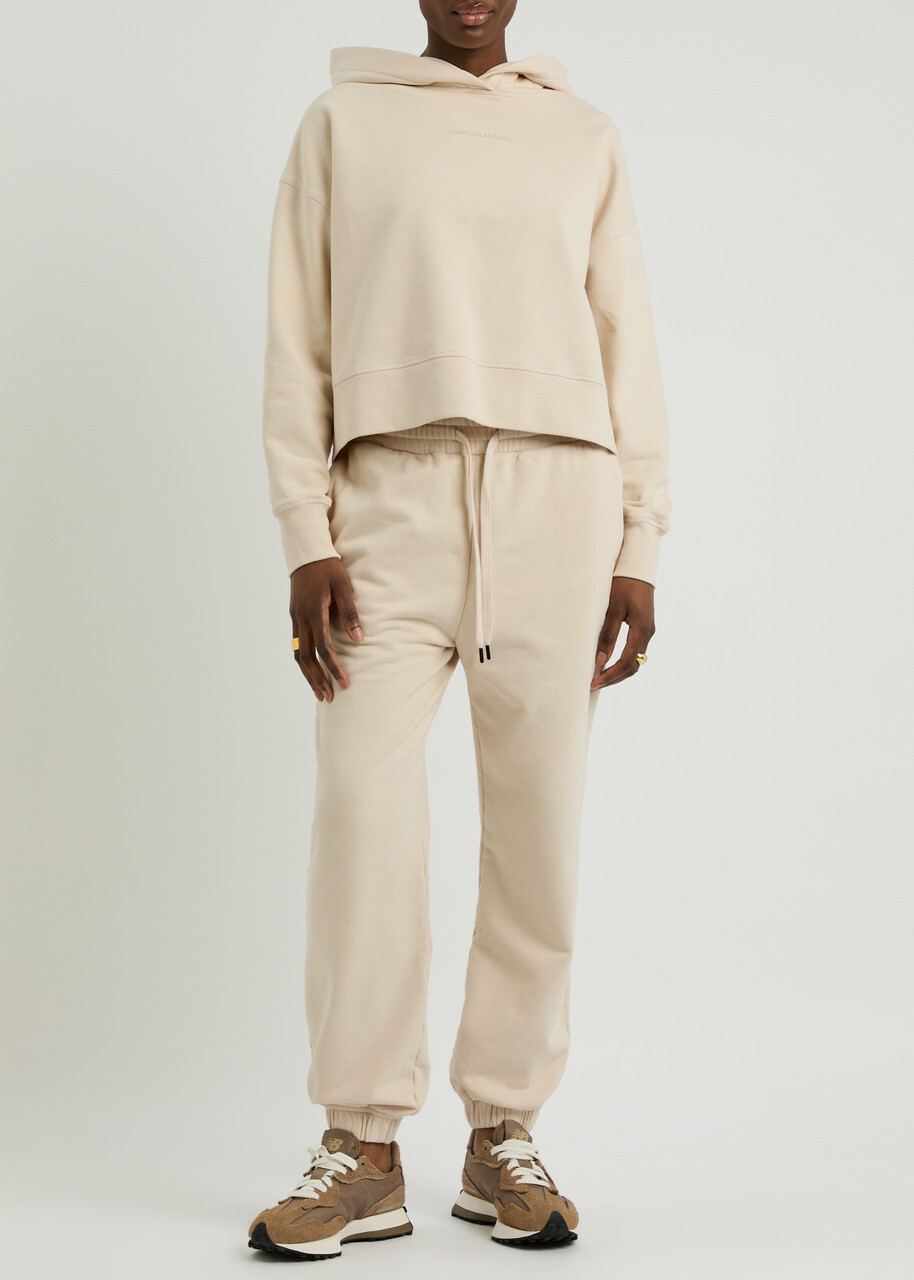 Canada Goose Muskoka Hooded Cotton Sweatshirt Cream