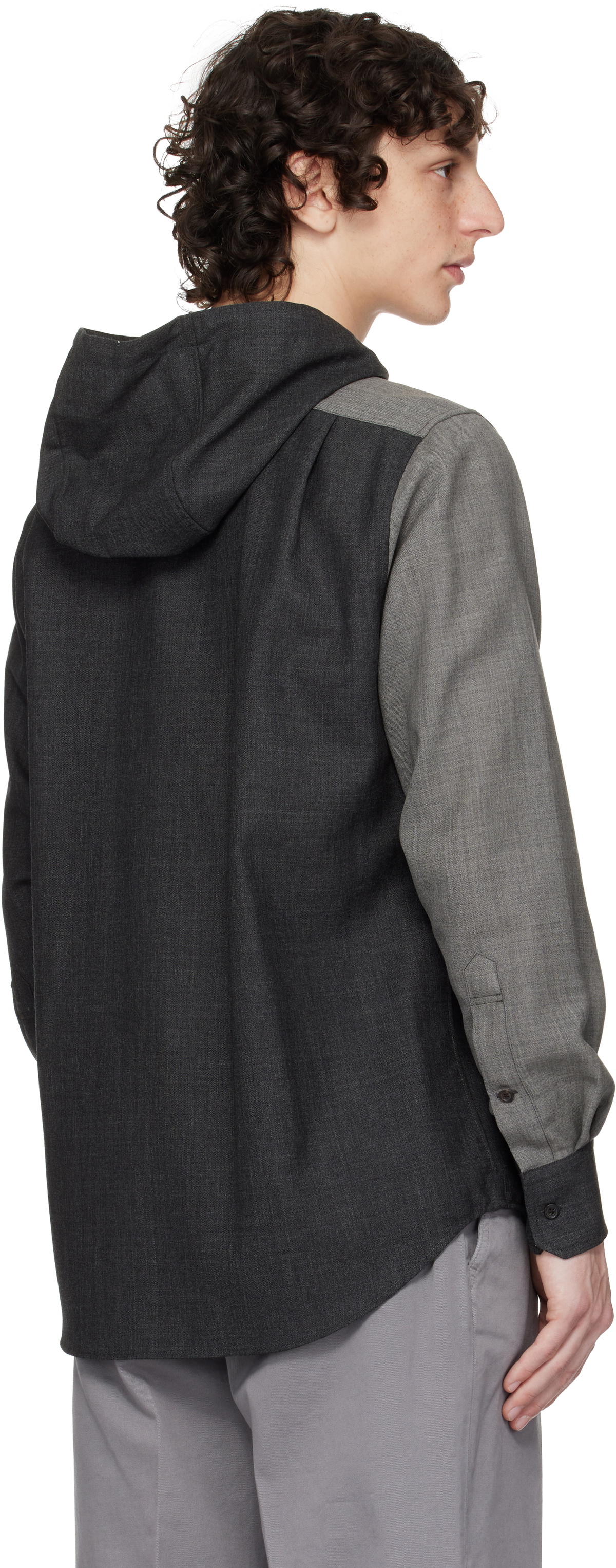 パーカー・フーディ Thom Browne FRESCO FUNMIX HOODED SHIRT Fresco Funmix Hooded Shirt | Thom Browne