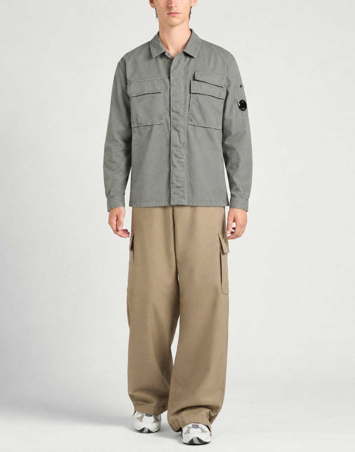 C. p. Company Mens Shirt in Grey