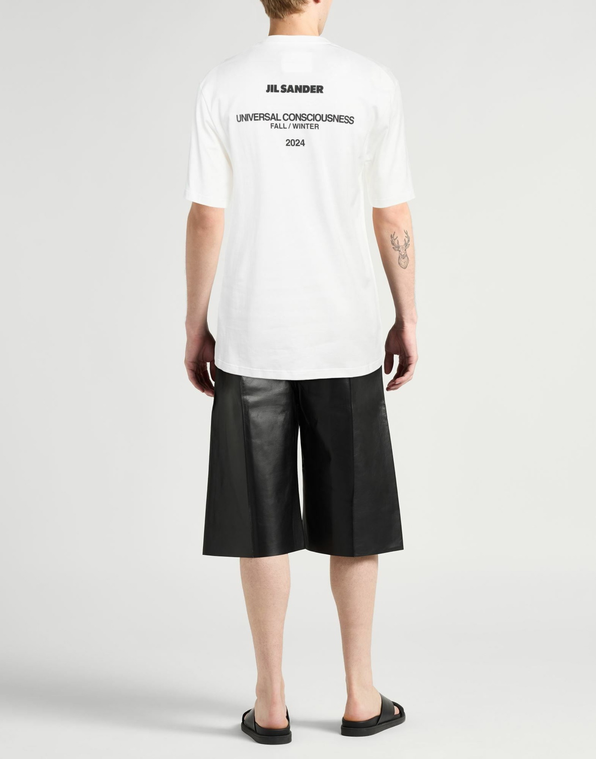 Jil Sander Mens T-shirt in White