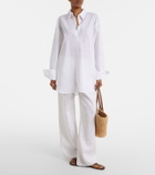 Dôen Lavon linen straight pants