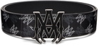 AMIRI Black MA Quad 4cm Belt