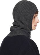 HOPE Gray Ribbed Balaclava