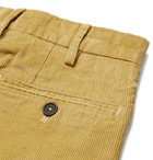 Sid Mashburn - Slim-Fit Cotton-Corduroy Trousers - Yellow