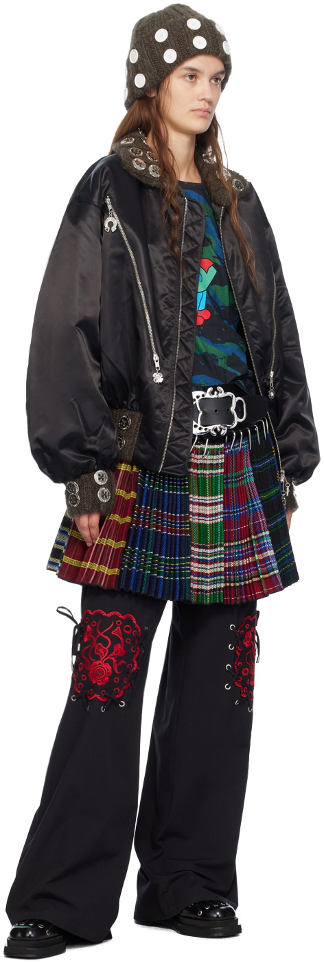 Chopova Lowena Black Darling Bomber Jacket