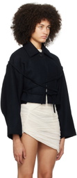Subtle Le Nguyen Black Cropped Jacket