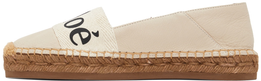 Chloé White Woody Espadrilles