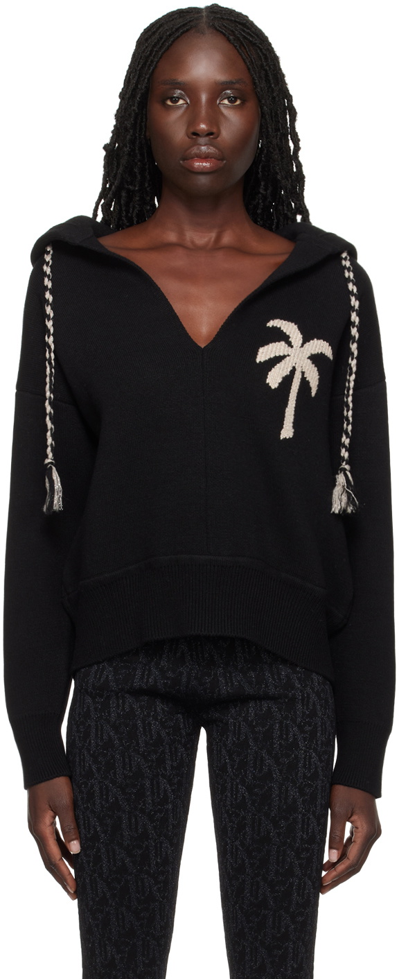 Palm Angels Black Palm Hoodie Palm Angels