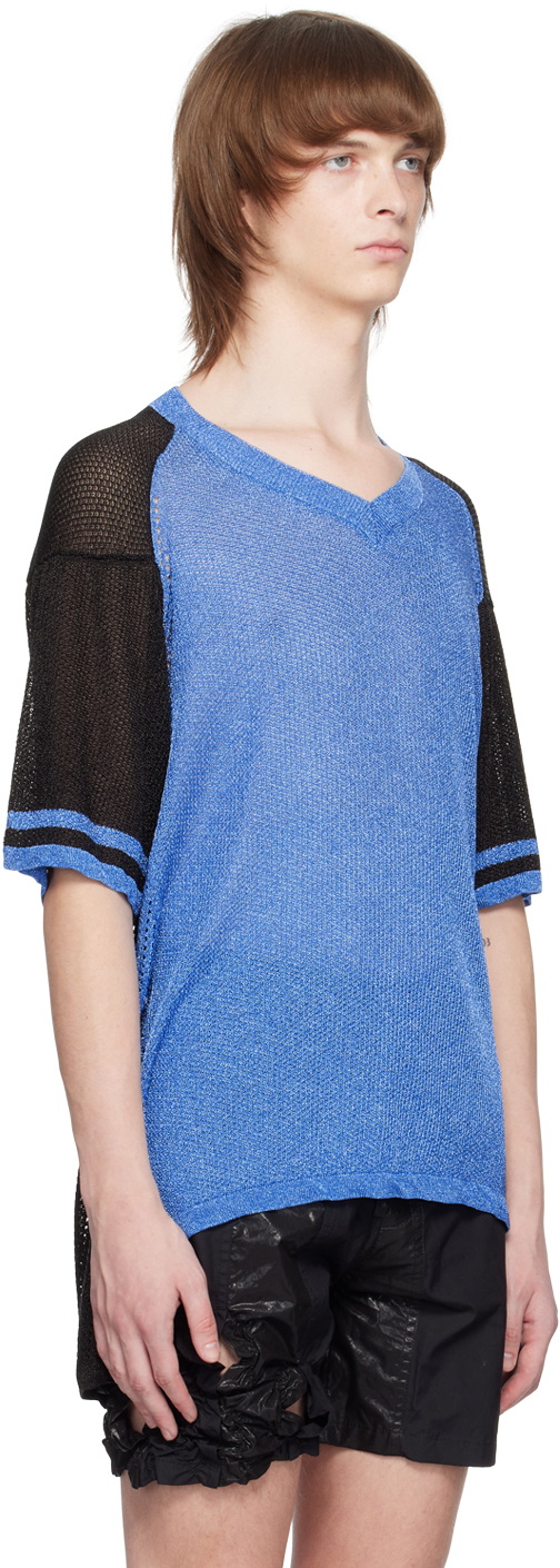 PONDER.ER Blue V-Neck T-Shirt
